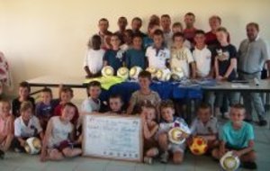 Remise du label ESPOIR pour l'école de foot