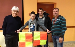 Bravo à Lucas pour son diplôme d'arbitre