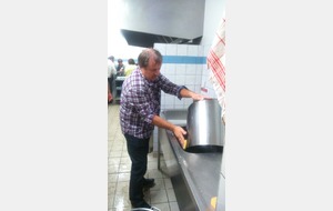 Le Président en plein boulot...