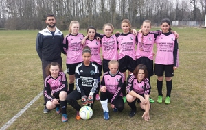 Première victoire des U15F en Régional