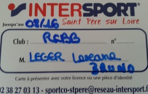 Carte de réduction INTERSPORT