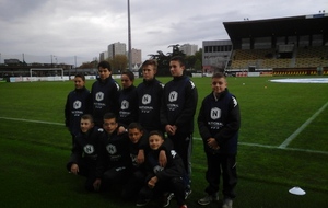 Les U15 ramasseurs de balles à l'USO