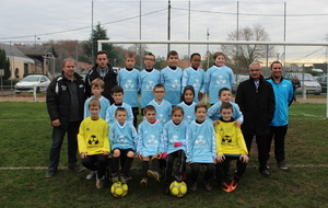 REMISE MAILLOTS  par le CREDIT MUTUEL pour la catégorie U9