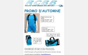 Offre promotionnelle d'Automne