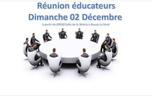 Réunion Educateurs
