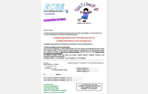 Tournoi RCBB: U7 U9 U11