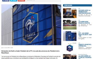 LA FFF SUSPEND L’ENSEMBLE DE SES COMPÉTITIONS