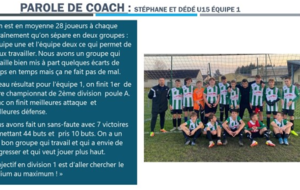 Parole de coach U15