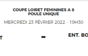 Nos féminines en coupe du Loiret à 8 !