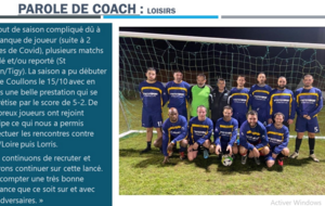 Parole de coach loisirs