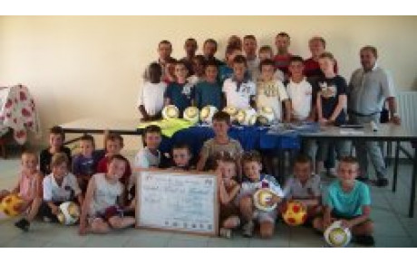 Remise du label ESPOIR pour l'école de foot