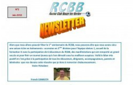 Newsletter n°2 du mois juin