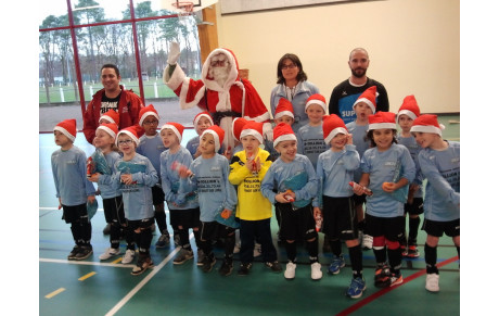 Visite du papa noel au plateau U7