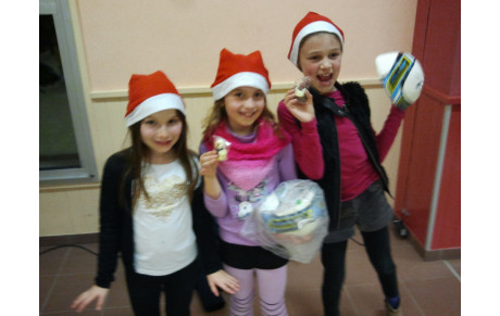 Un ballon offert par Papa Noel