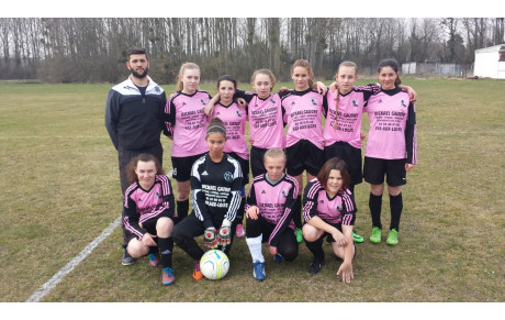 Première victoire des U15F en Régional