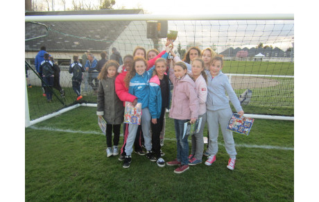 Les U13 Féminines championnes de la coupe départementale