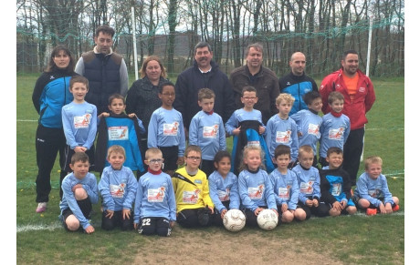 Remise officielle d'équipements à la catégorie U7