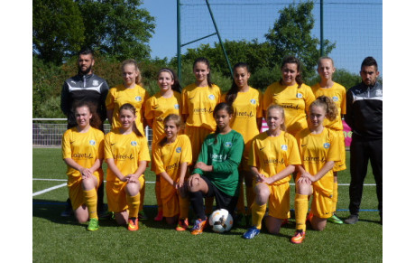 Le WE des filles: défaite en coupe du Loiret U15F