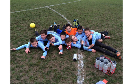 Joie méritée des U13...