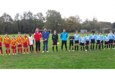 Victoire U13 (eq2) et 1er match de Florentin jeune arbitre