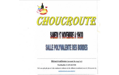 Soirée Choucroute